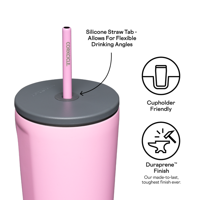 24 oz Cold Cup - Sun Soaked Pink