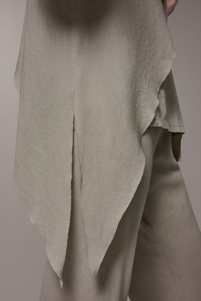 3/4 SLEEVE OVERLAY BLOUSE