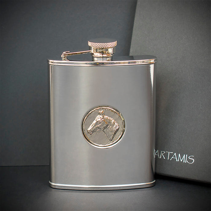 6oz Horse Hip Flask - FL77