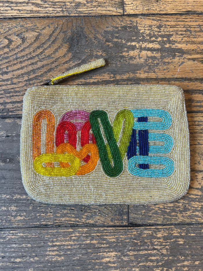 The Jacksons Beaded Clutch