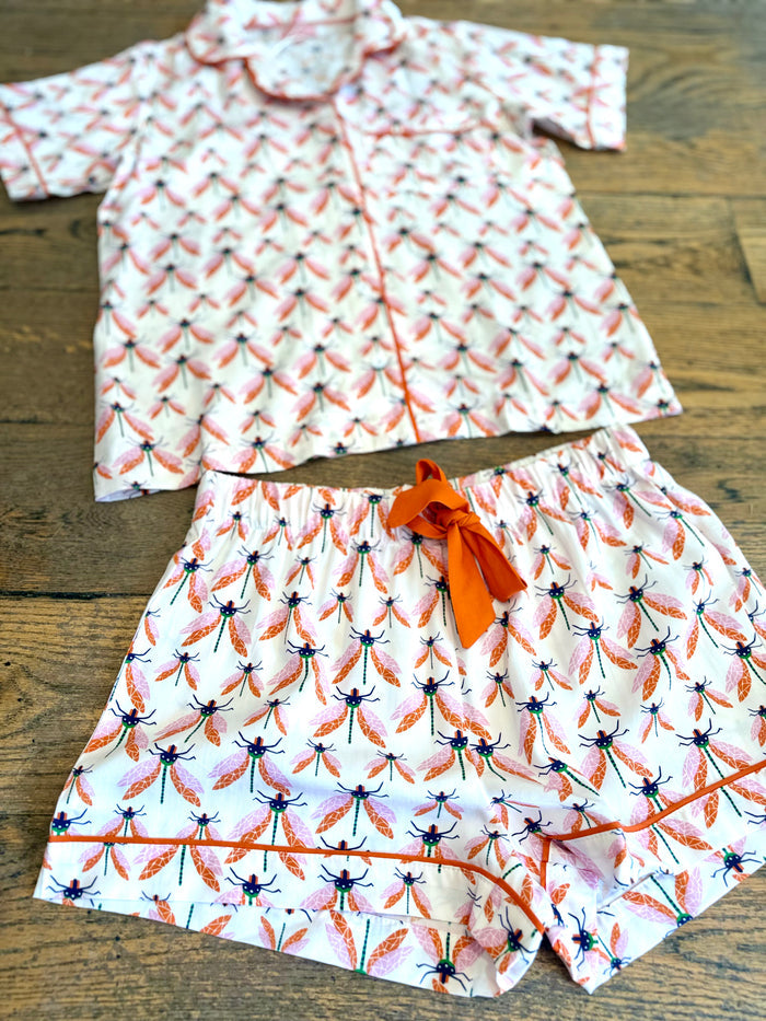 Katie Kime Dragonfly PJ Shorts