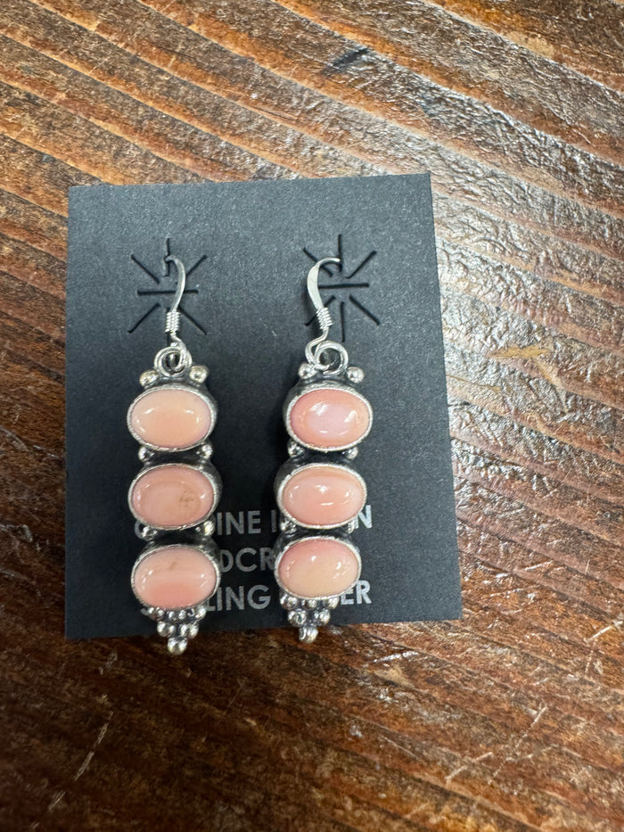 Pink Conch earrings