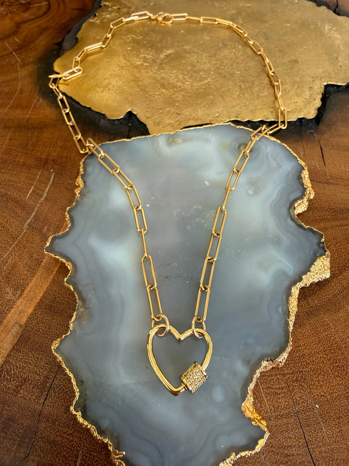 Cristina V 22” Sm Heart Necklace