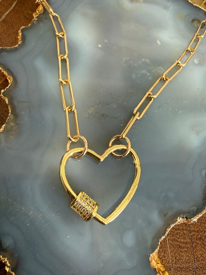 Cristina V 24" Med Heart Necklace