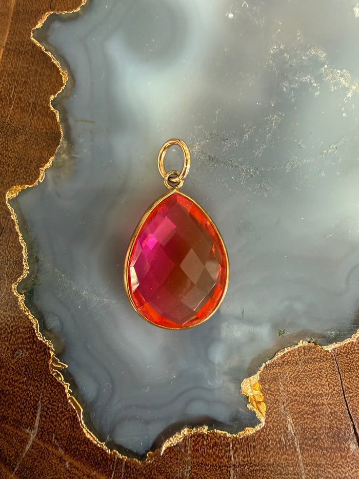 Cristina V Pink Hydro Quartz Charm