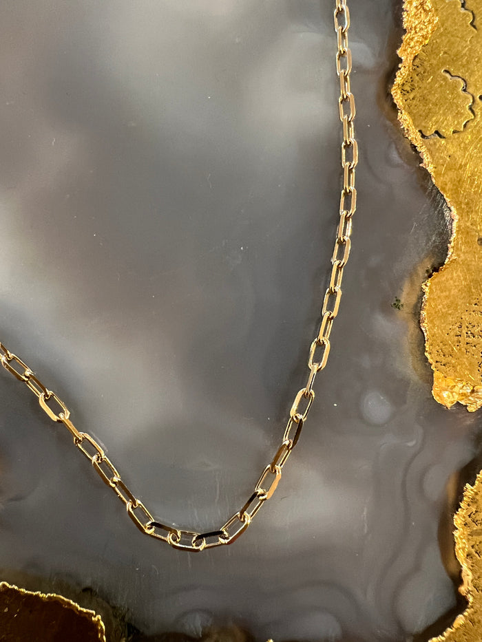 Cristina V 16” Tiny Paperclip Chain