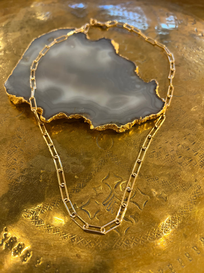 Cristina V 20” Paperclip Chain
