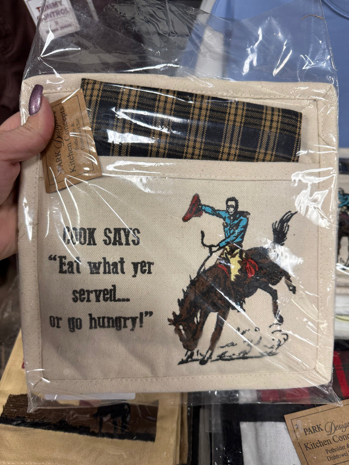Pocket potholder set