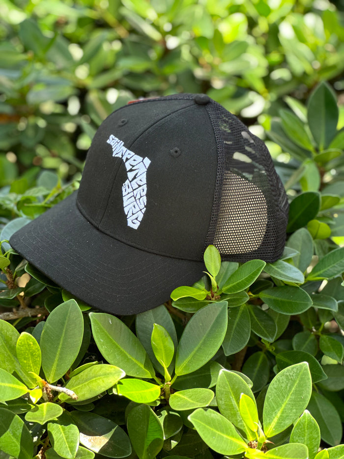 Snap-Back Trucker Hat - Black - Saint Petersburg State