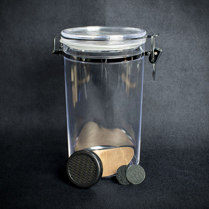 Acrylic Cigar Humidor Jar - 22 Cigars