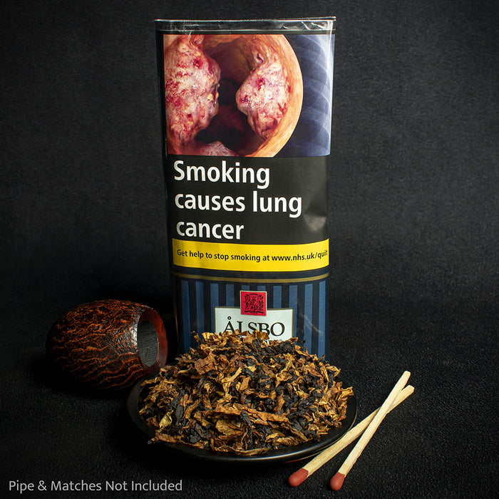 Alsbo Black Vanilla Pipe Tobacco - 50g Packet