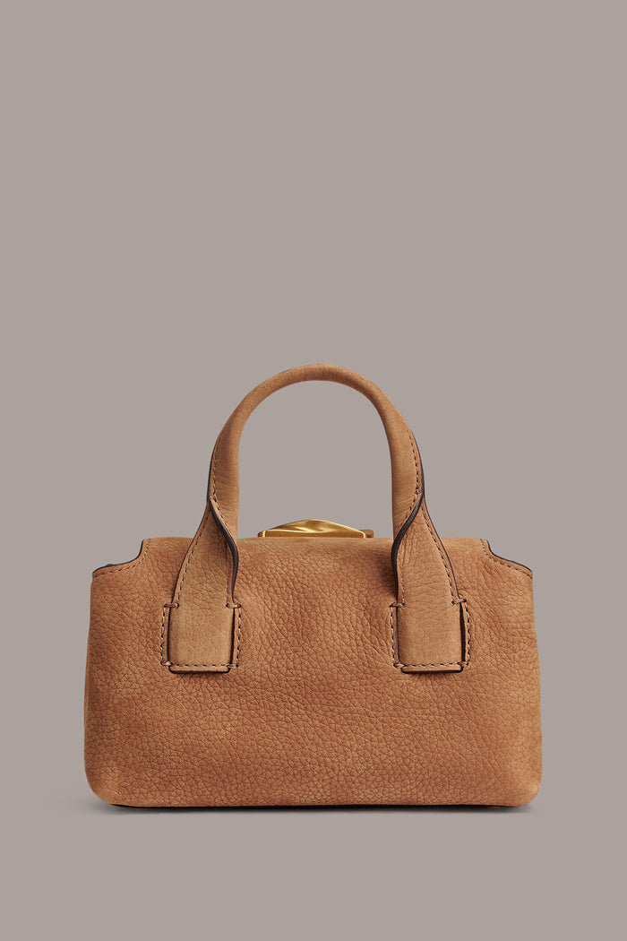 AMAGANSETT SUEDE MINI SATCHEL BAG