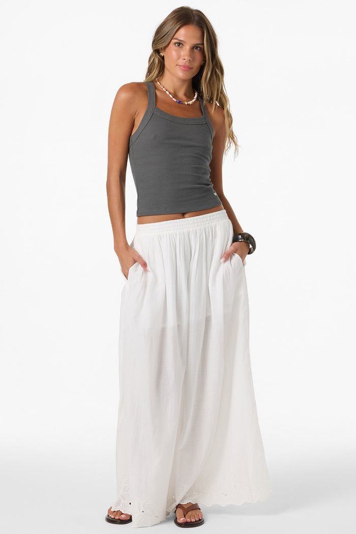Annalee Maxi Skirt - White
