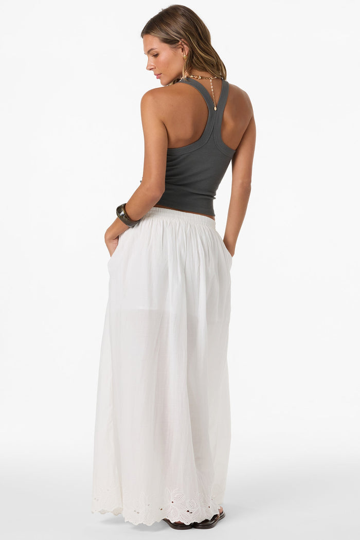 Annalee Maxi Skirt - White