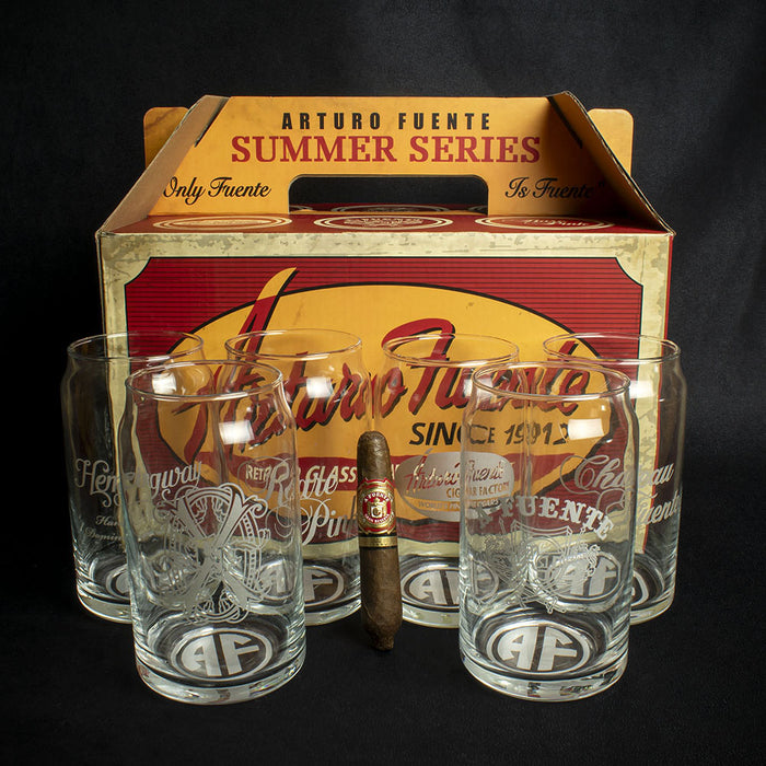 Arturo Fuente Summer Series Glass Set of 6