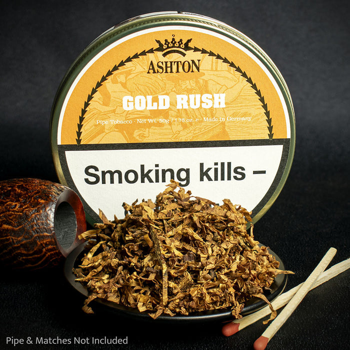 Ashton Gold Rush Pipe Tobacco - 50g Tin