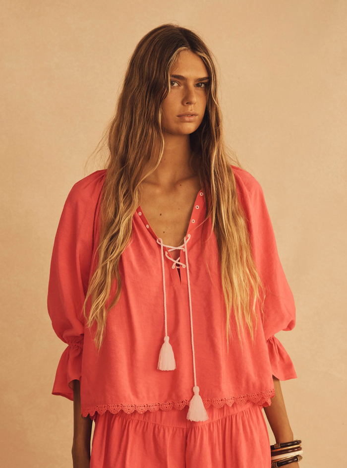 Aur Ocea Blousson Top