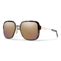 Aveline Sunglasses - Rose Tortoise/ChromaPop Polarized Rose Gold Mirror
