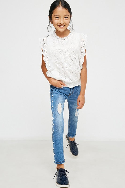 Banks lace top