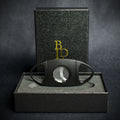 BLD Twin Blade Oval Cigar Cutter - Black