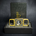 BLD Twin Blade Cigar Cutter - Yellow & Black