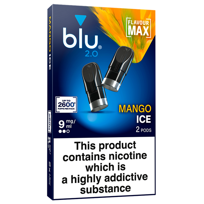 Blu 2.0 Mango Ice Vape Pods 9mg/ml 2 Pack