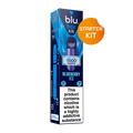 blu bar Starter Kit Rechargeable Device + Blueberry Ice Pod Vape 1000 - 2ml