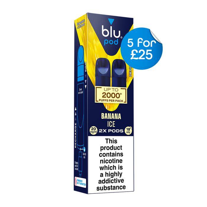 Blu Kit Vape Pods 20mg 2 Pack - Banana