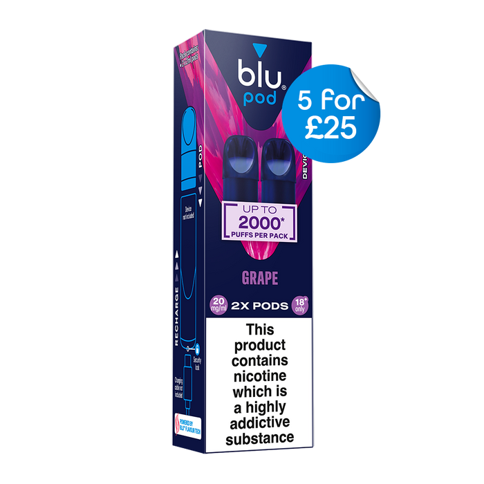 Blu Kit Vape Pods 20mg 2 Pack - Grape