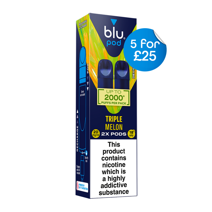 Blu Kit Vape Pods 20mg 2 Pack - Triple Melon