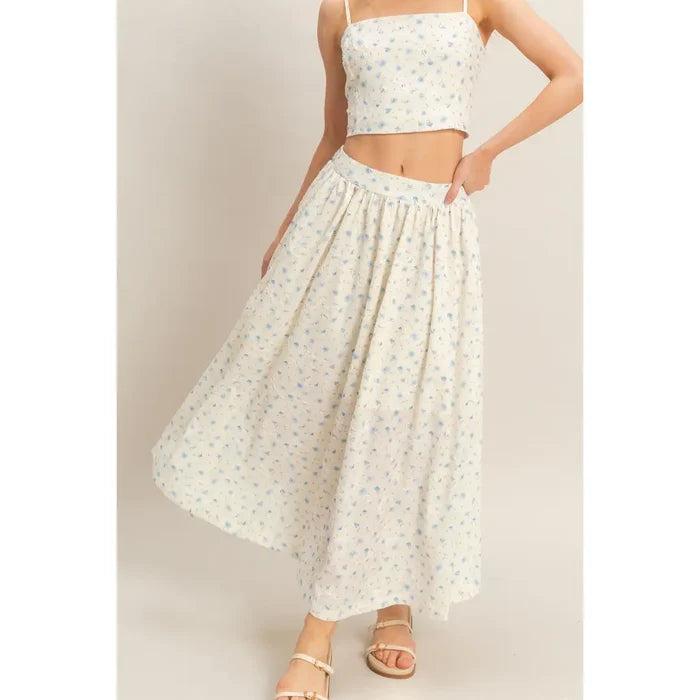 Blue bell skirt