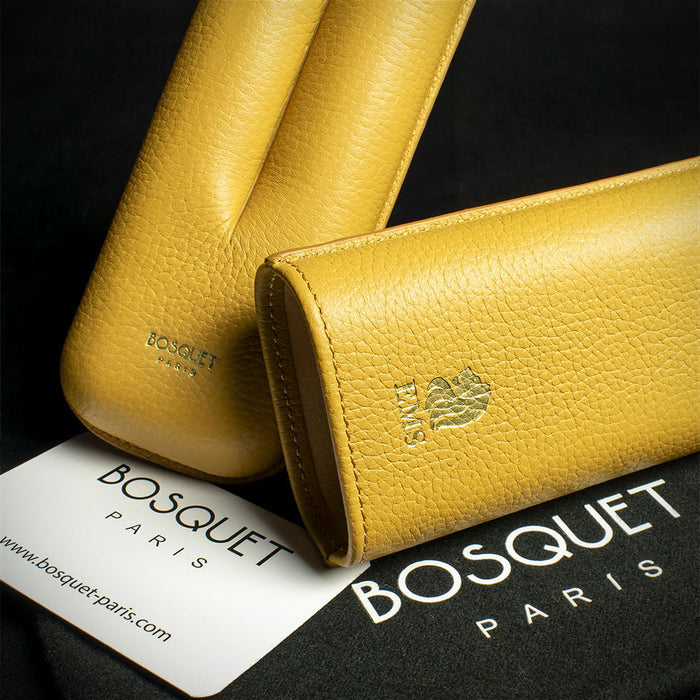 Bosquet EMS Leather Cigar Case (Limited Edition) Golden