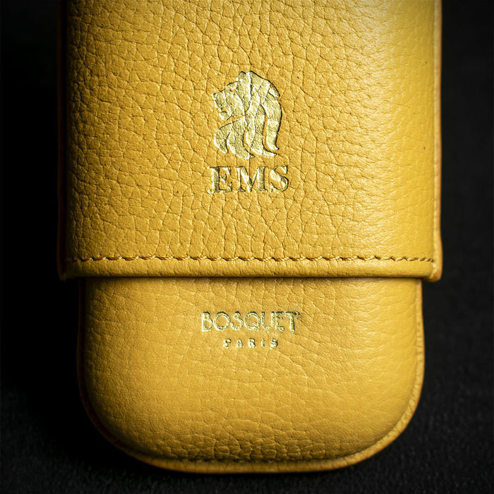 Bosquet EMS Leather Cigar Case (Limited Edition) Golden