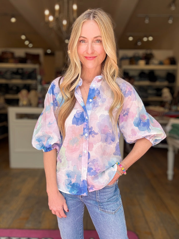 Caliban Watercolor Top