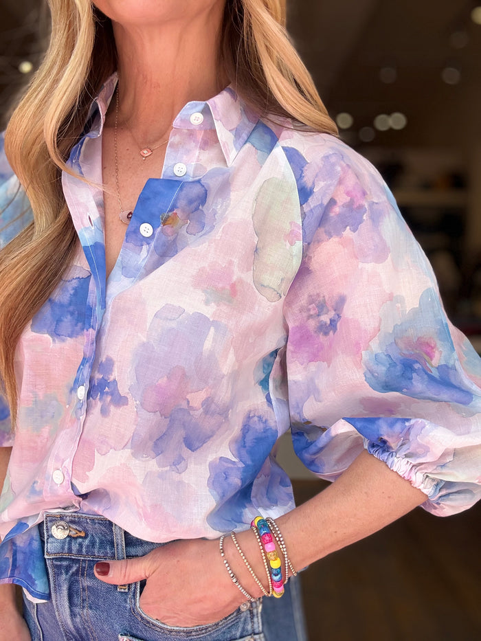 Caliban Watercolor Top