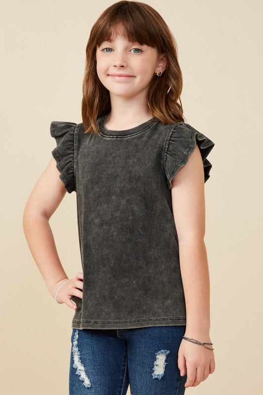 Camden ruffle top