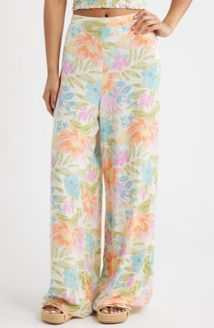 Catalina Island Beach Pants - Natural/Blue