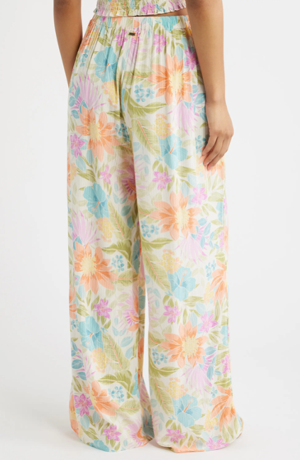 Catalina Island Beach Pants - Natural/Blue