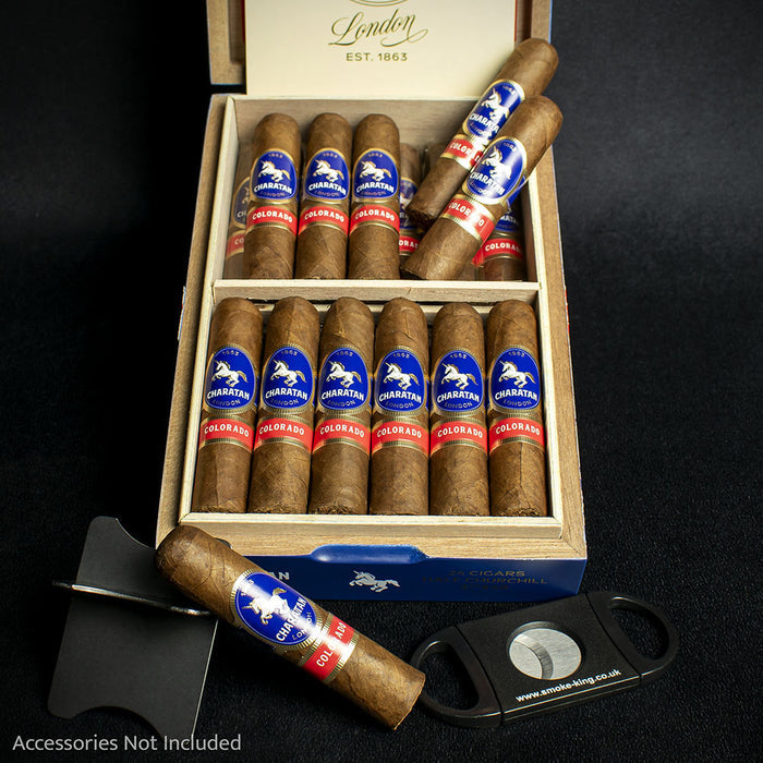 Charatan Nicaraguan Colorado Half Churchill Cigar - Single