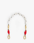 Clare V Shortie Strap in Multi Charm, front view