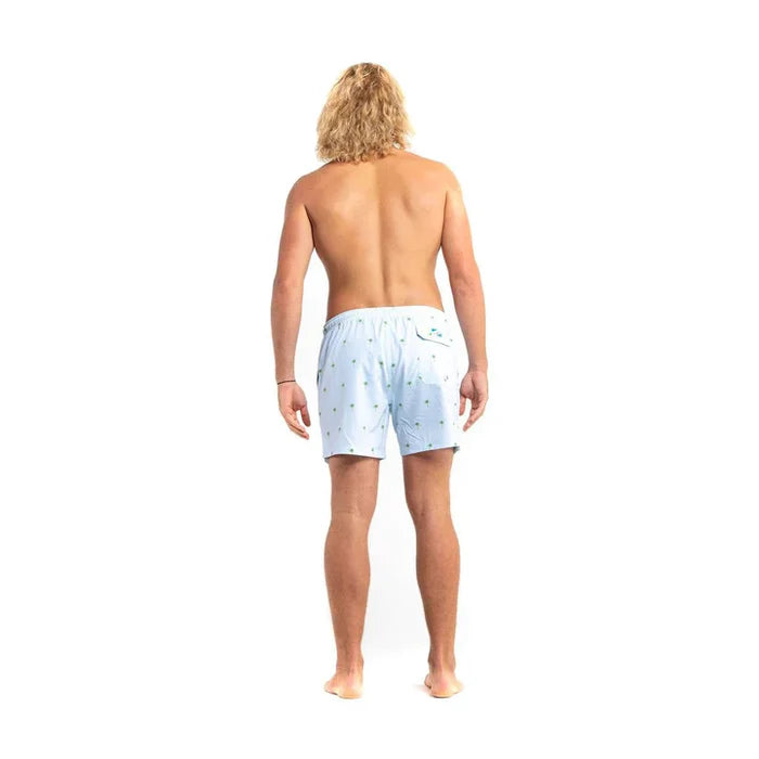 Classic Swim Shorts - Palm Stripes