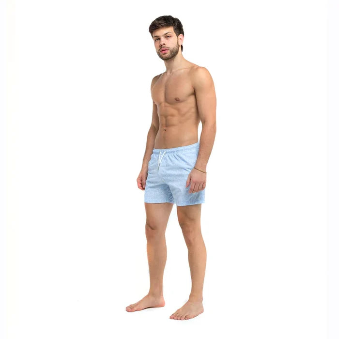Classic Swim Shorts with Compression Liner - Ocean Motion
