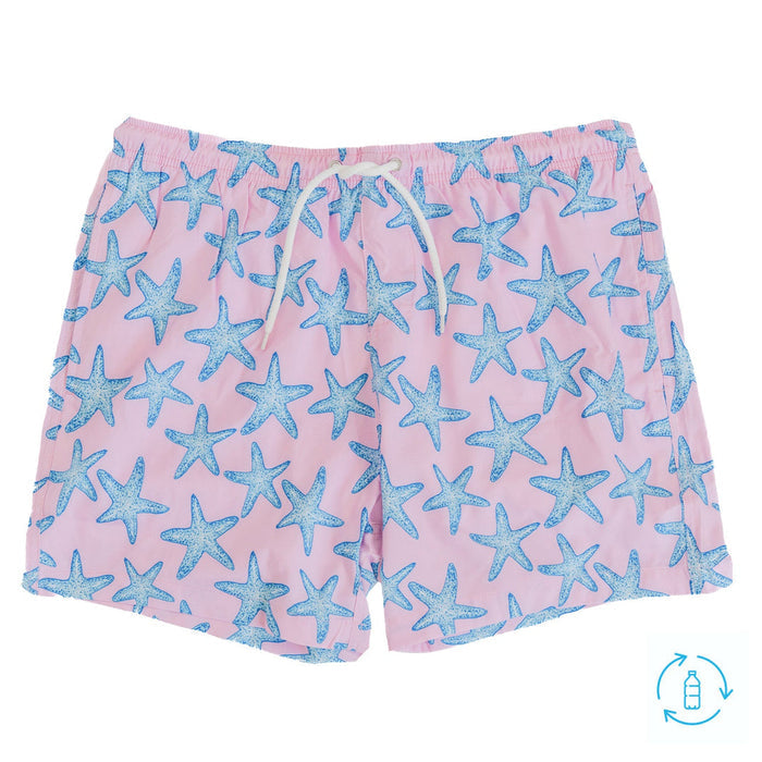 Classic Swim Shorts with Compression Liner - Starfish