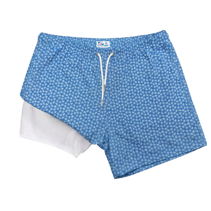 Classic Swim Shorts with Compression Liner - Tortu
