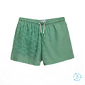 Classic Switch Swim Shorts - Water-Activated Pattern - Green to Crocodiles