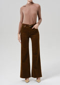 Citizens of Humanity Kimberly 70's Flare Corduroy in Manuka, front view