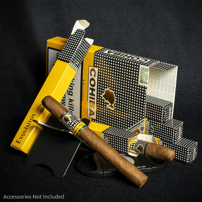 Cohiba Exquisitos Cuban Cigars - Pack of 5