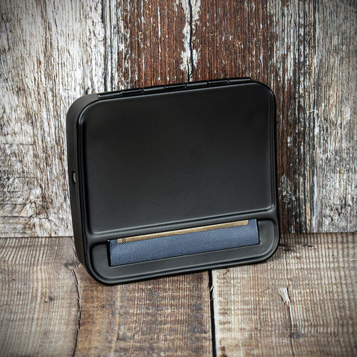 "Cool" Adjustable Black Metal  Automatic Rolling Box - Cloth Blind
