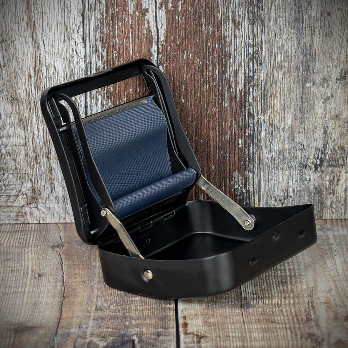 "Cool" Adjustable Black Metal  Automatic Rolling Box - Cloth Blind