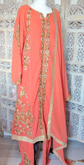 Coral Salwar Kameez (24-26)
